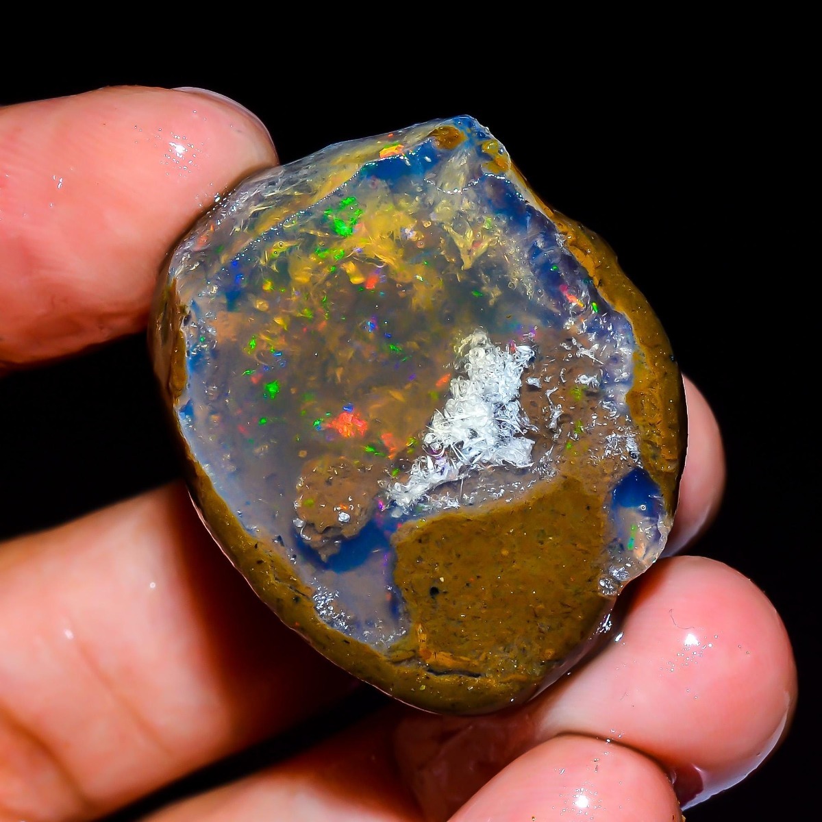Jewelry Making Raw Materials - Natürlicher Äthiopischer Opal Roh 25-80CT Feueropal