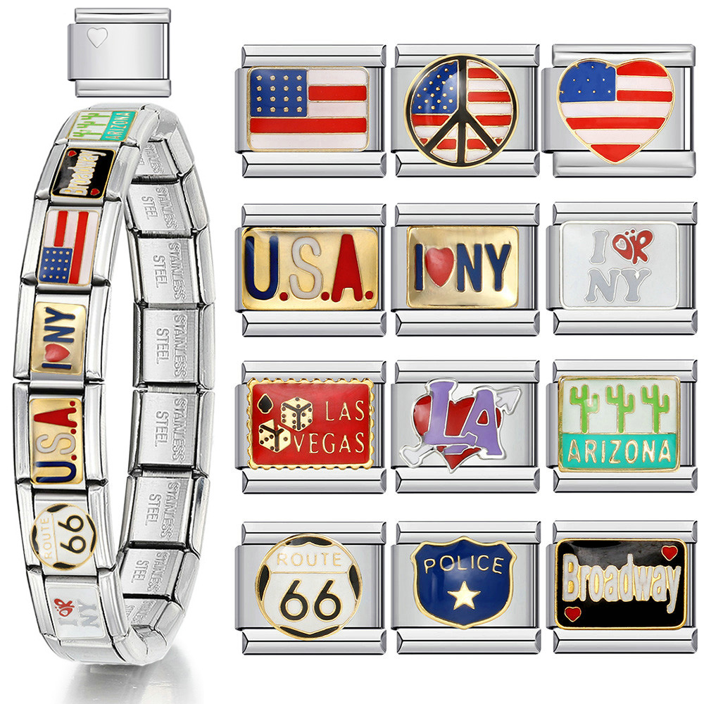 Jewelry Making York - 1 Stück Y2K italienisches Charm-Armband aus