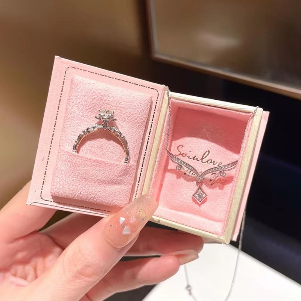 Jewelry Making Journal - Flip Deckel Buch Form Ring Box
