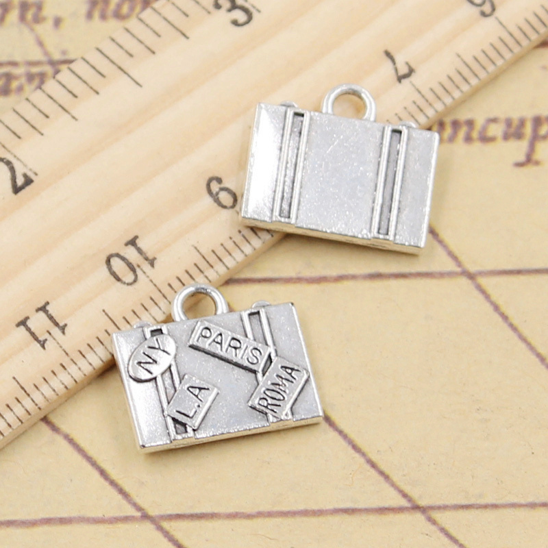 Jewelry Making York - 10 stücke Charms Reisetaschen New York