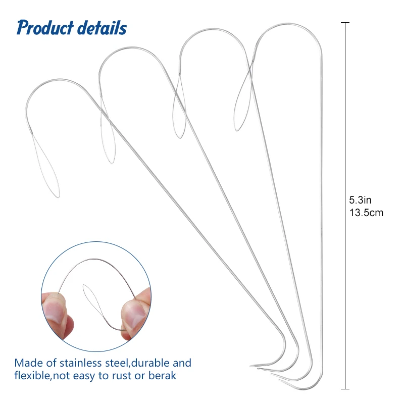 2/5 Stück 5,3 Zoll großes Auge – Beading Needle Fine Bewertung und Preis