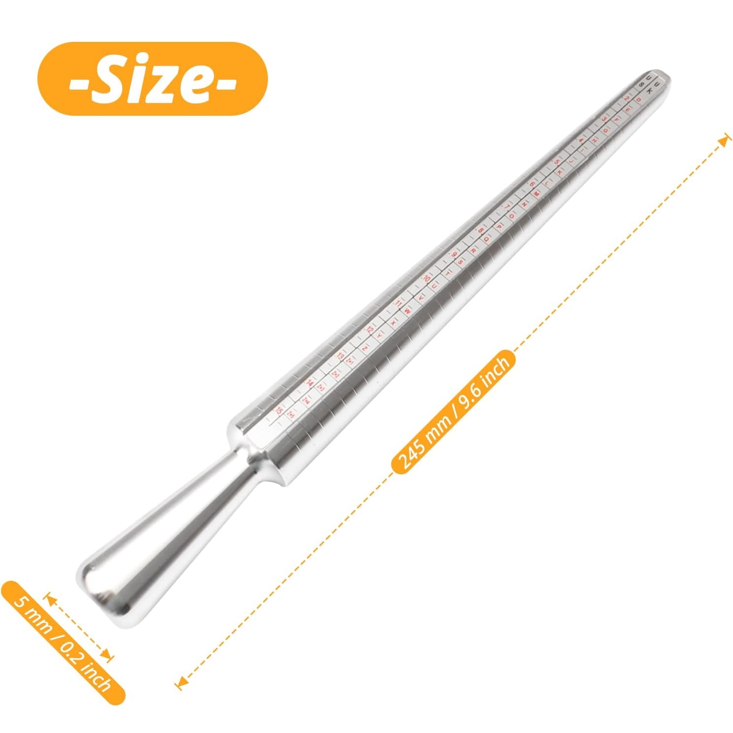 UK-Standard Ringgrößenmesser a – Jewelry Making Uk Bewertung und Preis