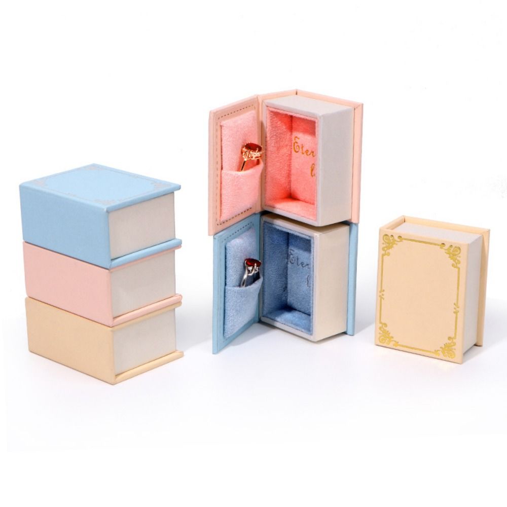 Flip Deckel Buch Form Ring Box – Jewelry Making Journal Bewertung und Preis