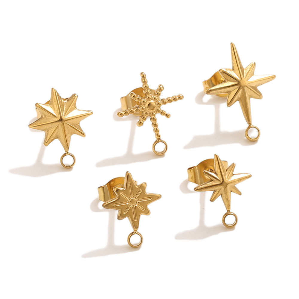 6 Stück Edelstahl-Stern-Ohrste – Jewelry Making Techniques Bewertung und Preis