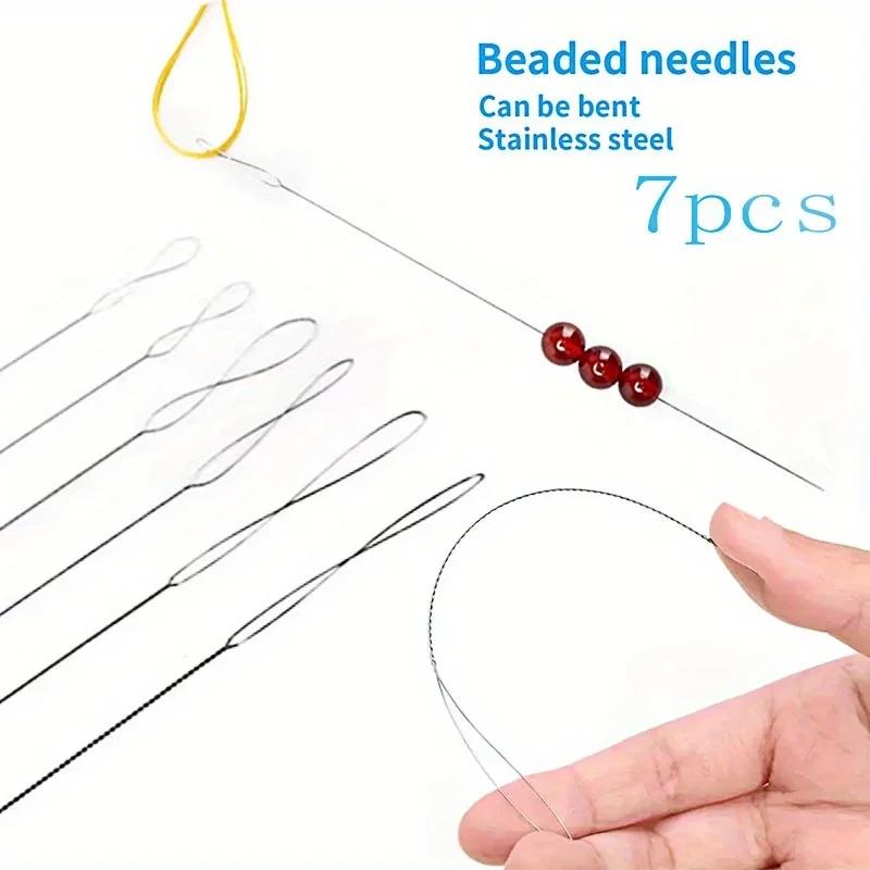 7-teiliges Set Edelstahl-Perle – Beading Needle Fine Bewertung und Preis