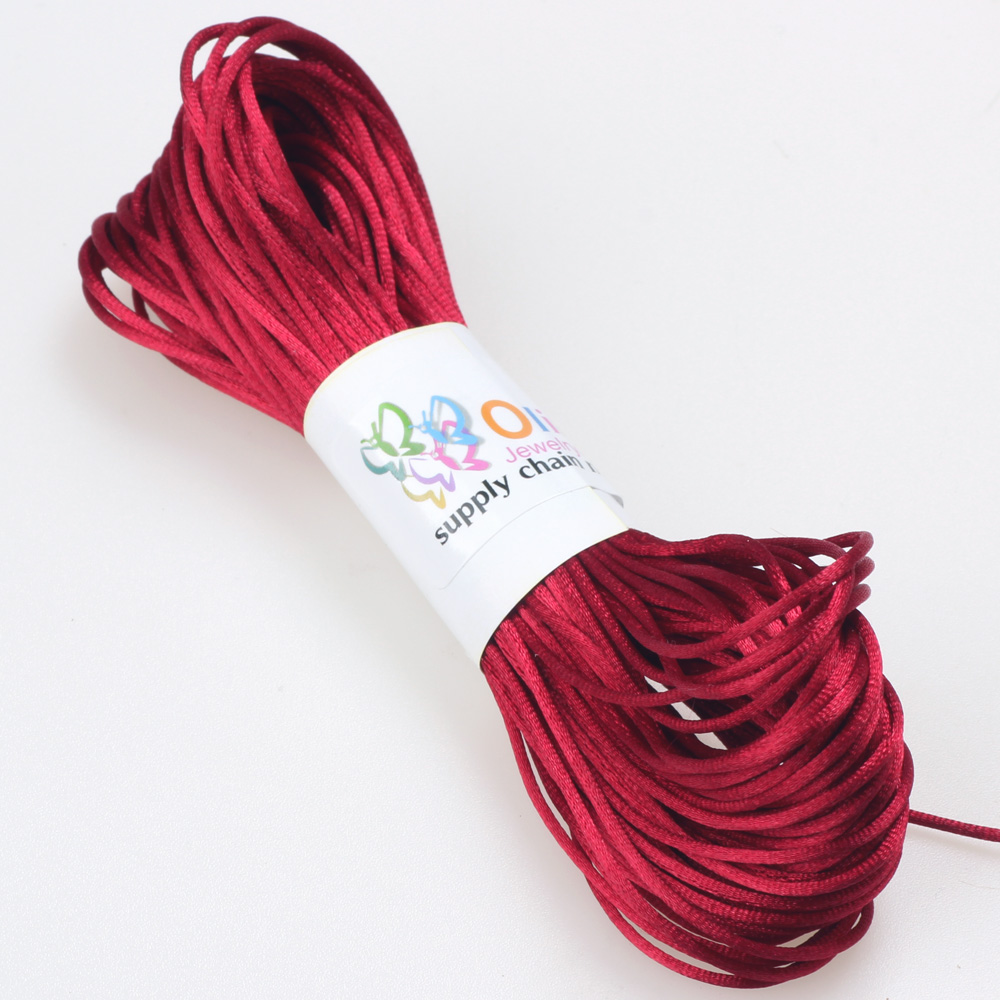 20yards/Lot 1,5mm/2,0 MM Chine – Knotting Cord Silk Bewertung und Preis